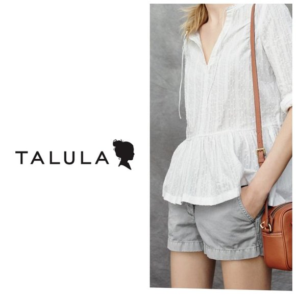 ARITZIA TALULA Cotton Grey Shorts - Picture 1 of 10
